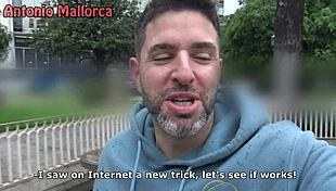 public argentina prank turns skinny latina babe into rough outdoor cumshot slut