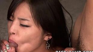 eririka katagiri takes a hardcore asian creampie from two crazy teens in uncensored jav threesome