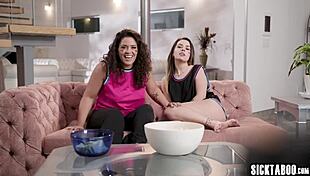 who takes the win after this steamy lesbian face sitting fiesta? latina milf vs sexy teen 🔥👅💦