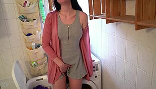 german stepmommy soaks panties and moans for pussy worship roleplay