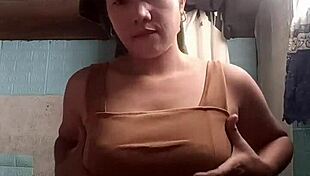 petite asian neighbor teases sheer body and small tits full clip