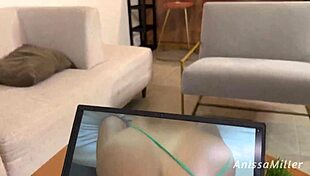 Step Sister's Curvy Latina Best Friend Acts Innocent but Begs for Huge Cock in Bed