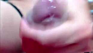 teen tranny strokes massive cock furiously until explosive cumshot blasts on cam