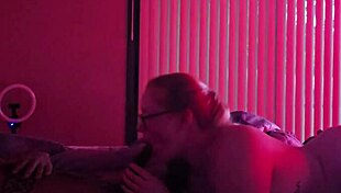 Neighbor's redhead girlfriend slurps my BBC secretly to hide her cheating ways
