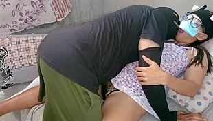 wild creamy pussy fuck with family driver unloads deep inside!