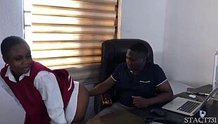 why does naughty eke fuck her school master for top scores?