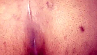 lil quickie with curvy ebony girlfriend big ass pussy farting wet dripping homemade on bed