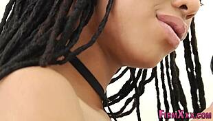 Ebony Beauty Tempts with Deep Buttfuck in Heels