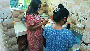 Hot desi bhabhi sex in the kitchen