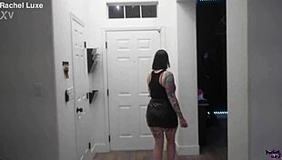 Tatted goth PAWG sluts deepthroat gag on huge BBC tinder share