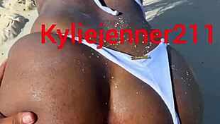 Chasing Latina Teen to Beach for Public Anal Surrender