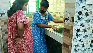 Hot desi bhabhi sex in the kitchen