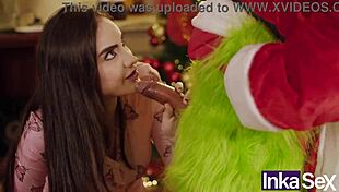grinch and victoria camargo mess up christmas with anal