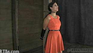 tossed up girl is punished in garage
