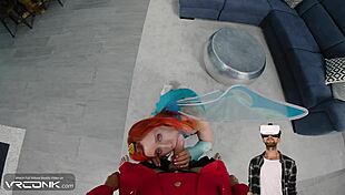 skinny redhead bloom sucks huge cock in winx cosplay