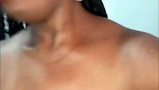 Jumping and biting my own tits for pleasure