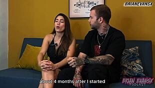 Busty argentinian paula rojas has a steamy interview on brian evansxs podcast