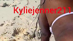 Chasing Latina Teen to Beach for Public Anal Surrender