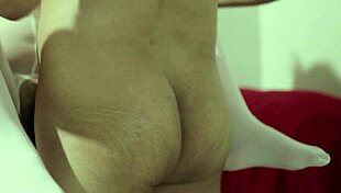 indo babe in sexy stockings n lingerie, bent over big ass teased but he cums too quick no pussy fuck 😩💦