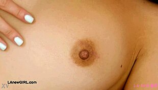 Cute latina model shows body