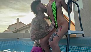 Paying the pool boy tease video