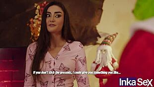 grinch and victoria camargo mess up christmas with anal