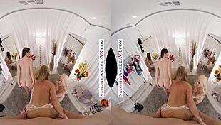 Naughty America Bianca Burke Kit Mercer And Rachael Cavalli Get Fucked In Dressing Room