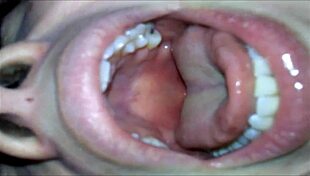 upside down gagging during intense facefuck session