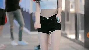 2k20 model chinese posing outdoors
