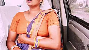 Indian Maid Car Sex Telugu Dirty Talks And Pissing