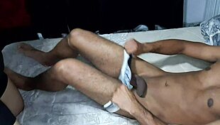 Ella Gives Oiled Footjob To Wake Him