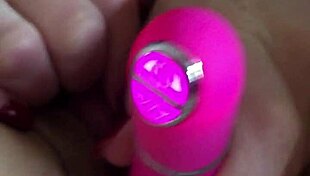 wife with vibrator practice