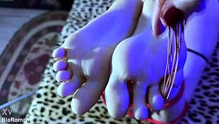 tickling her soles was a dream come true