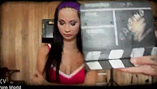 brunette newcomer enjoys her casting interview session today