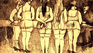vintage erotic art from antique retro days