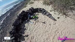 Dive Into Sexydeas' Steamy Beach Doggystyle Frenzy!