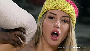 katrin screams as bbc stretches her tight ass