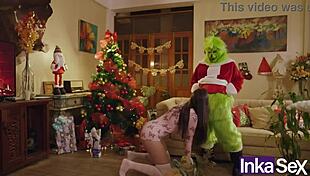 grinch and victoria camargo mess up christmas with anal