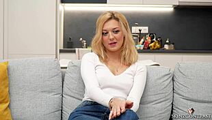 Czech babe isabella de laa does casting interview