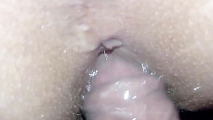 xxx tight virgin stepdaughter gets homemade pov anal creampie super wet cum discharge 😱🍆💦