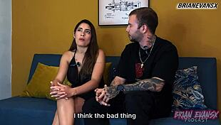 Busty argentinian paula rojas has a steamy interview on brian evansxs podcast