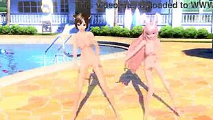 Megurine Luka Meiko Summer Idol Project Diva Nude Mod