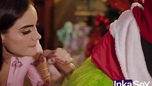 grinch and victoria camargo mess up christmas with anal