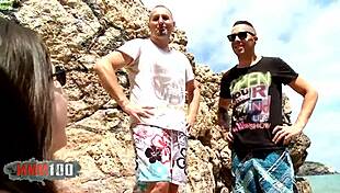 coralie fever and terry kemaco anal sex at the beach