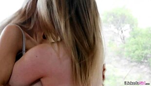 big tits lesbian fingering blonde wife