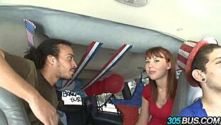 Redhead babe delila darling fucks on fourth of july