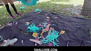 Smallhoe - petite 18+ teen 18+ step sisters surprise birthday fuck for stepbrother - freya von doom sweet sophia
