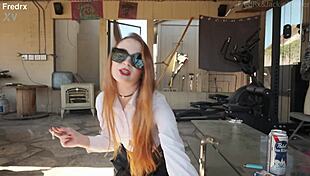 jackie jupiter gives a smoking blowjob