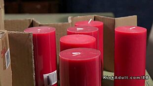 lezdom anal fisting with toys and bondage