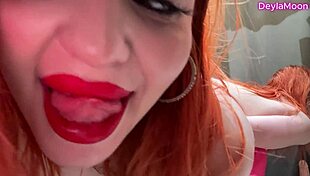 Do you dare fuck this redhead wife in the public fitting room?